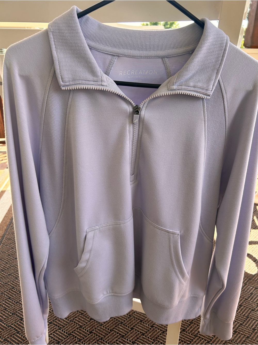 Recreation by Outdoor Voices Lavender Half-Zip Utility Jacket